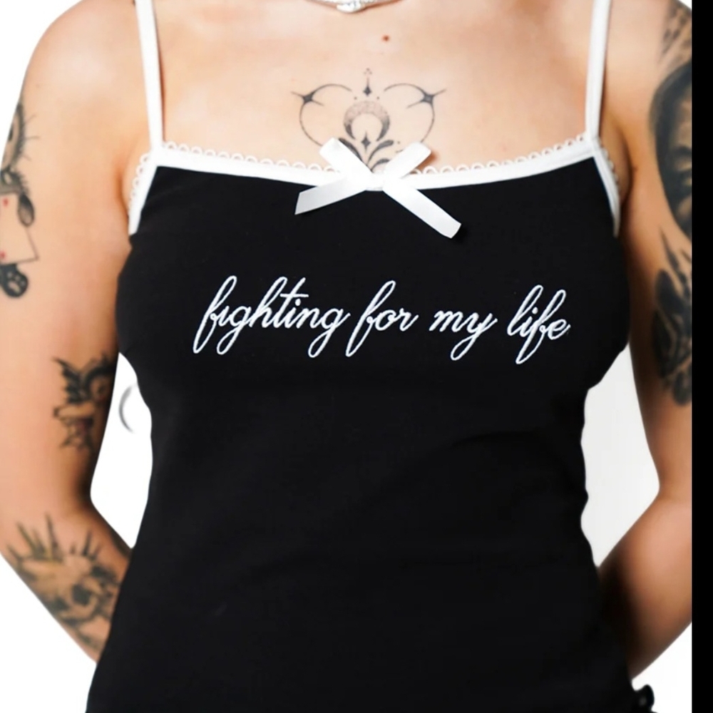 Forest Ink Fighting For My Life Tank Size Medium